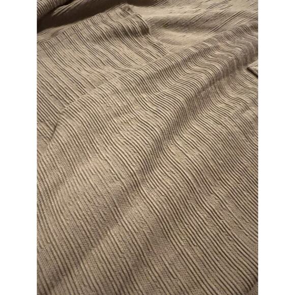 Soft Surroundings Tunic sz 1X Tan Decorative Buttons Top Blouse Plus Stretch - Picture 6 of 9